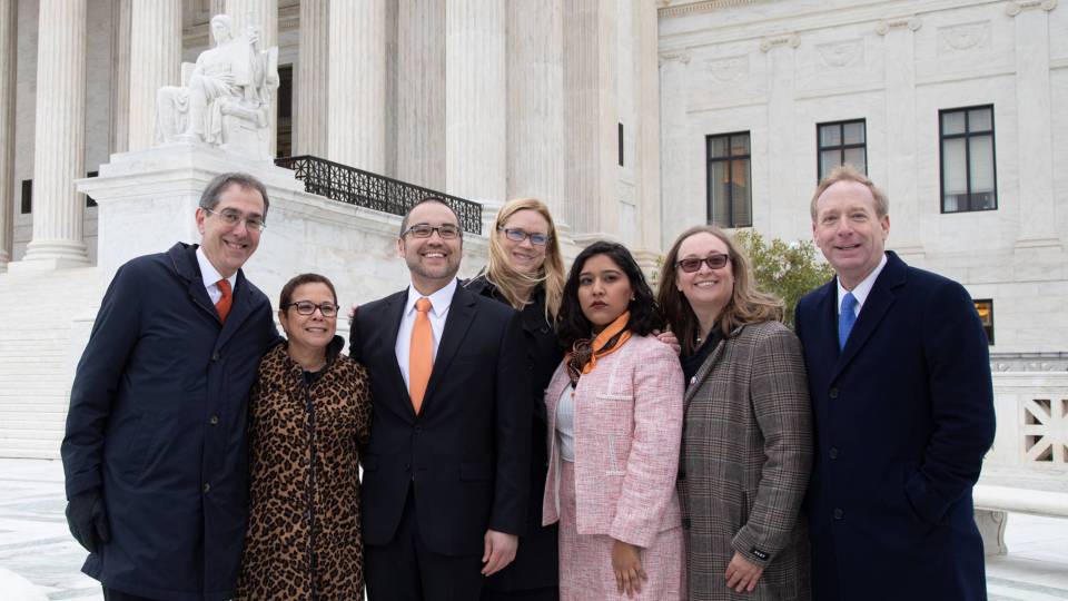 Princeton, Microsoft and Princeton graduate Maria Perales Sanchez are co-plaintiffs in a case that challenged the government’s decision to end DACA. 