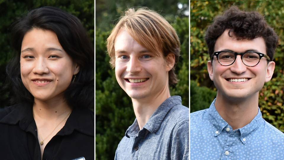 three graduate students