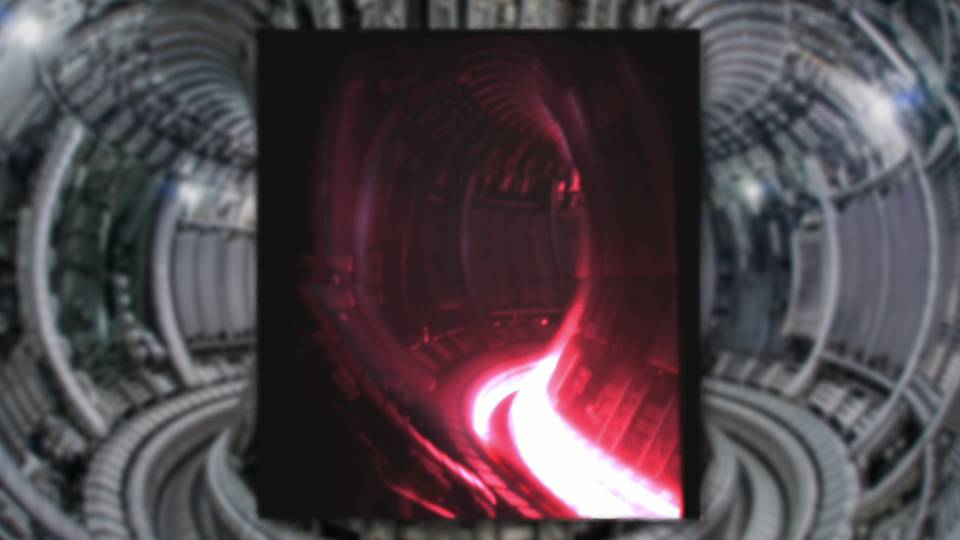 Inside the tokomak machine