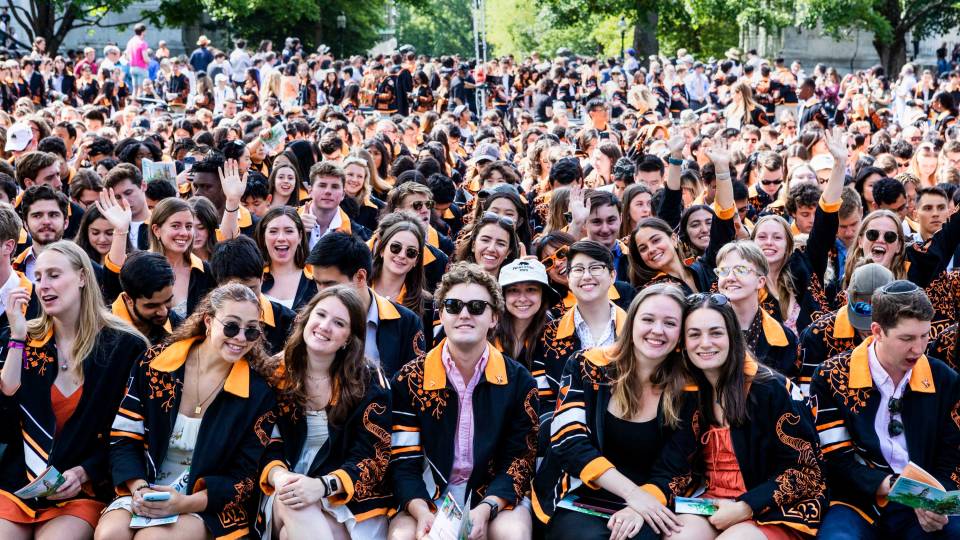 Graduates at Class Day