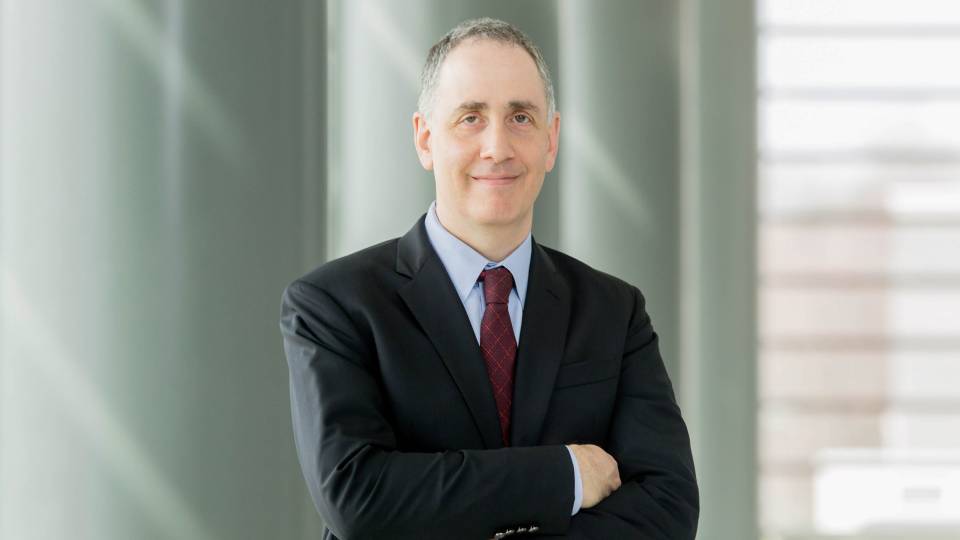 Peter Schiffer smiling