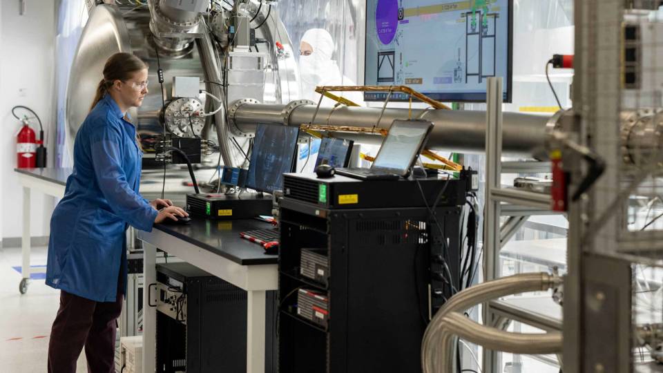 Scientist in a laboratory.