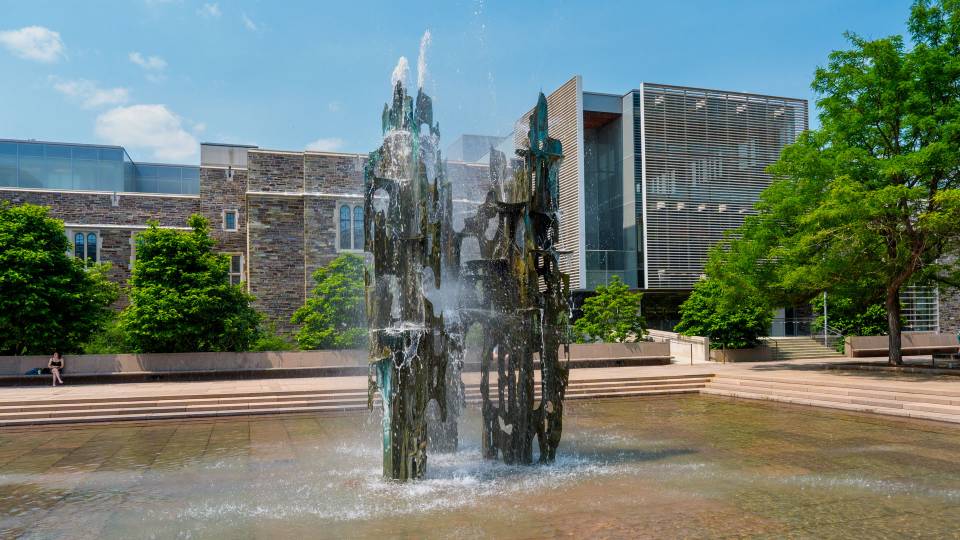 Exterior of the Louis A. Simpson International Building, which houses Princeton Institute for International and Regional Studies.