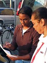 Hall gathering surveys