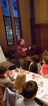 Professor Hecht speaking