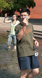 Searching the fountain