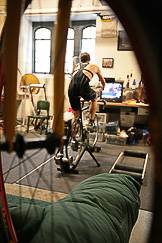 Frey watching monitor