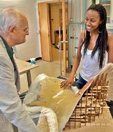 Professor Billington and Maria Garlock