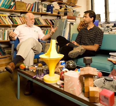 Herschel Rabitz (left) and Raj Chakrabarti