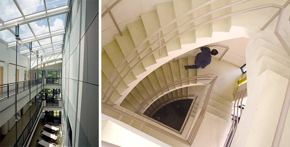 Atrium and stairwell