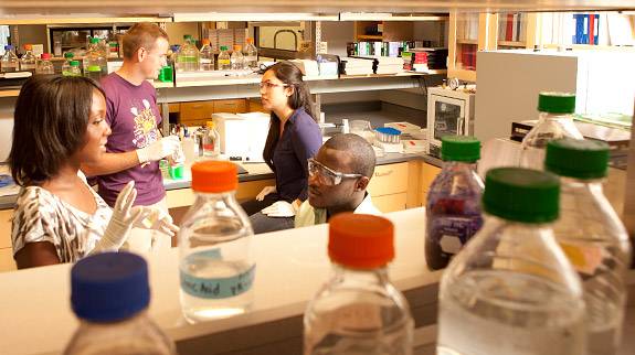 PSURE students in Gould Lab