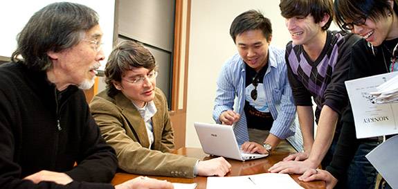 East Asian group with profs