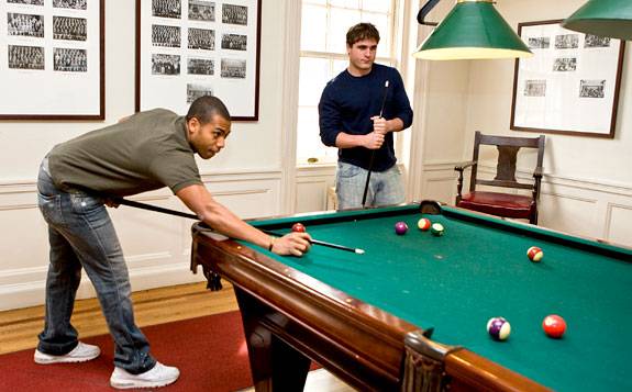 Culbreath playing pool