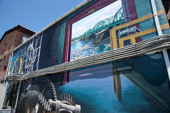 Trenton Mural wall detail