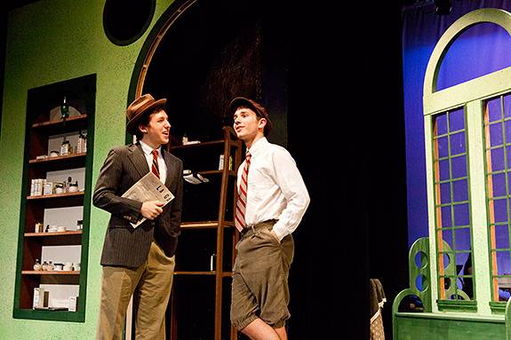 Princeton Summer Theater at window