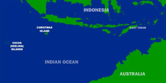 Red Crabs map