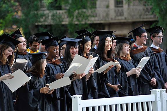 Hooding 2014 students