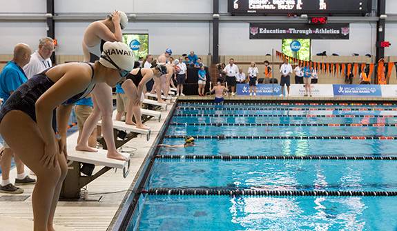 Special Olympics athletes