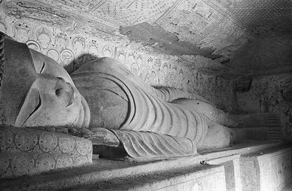 Dunhuang reclining Buddha