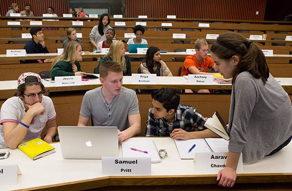 Sophomore Entrepreneurship class