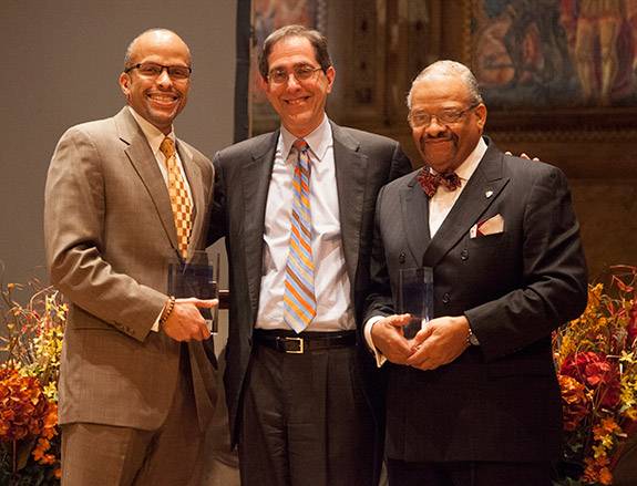 MLK Day Christopher Eisgruber, David Campbell, Kenneth Grayson