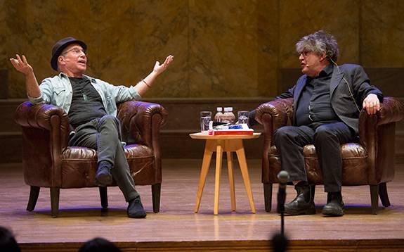 Paul Simon and Paul Muldoon