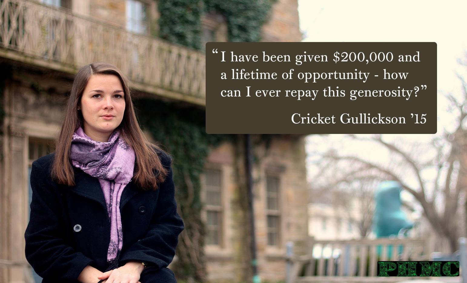 First Generation Students and Faculty: Cricket Gullickson