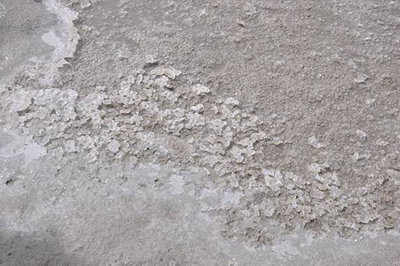 Graduate Students Spiral Jetty salt