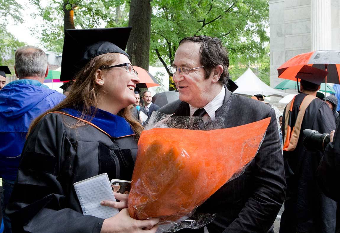 Commencement 2015 Jaquilyn Waddell Boie with father