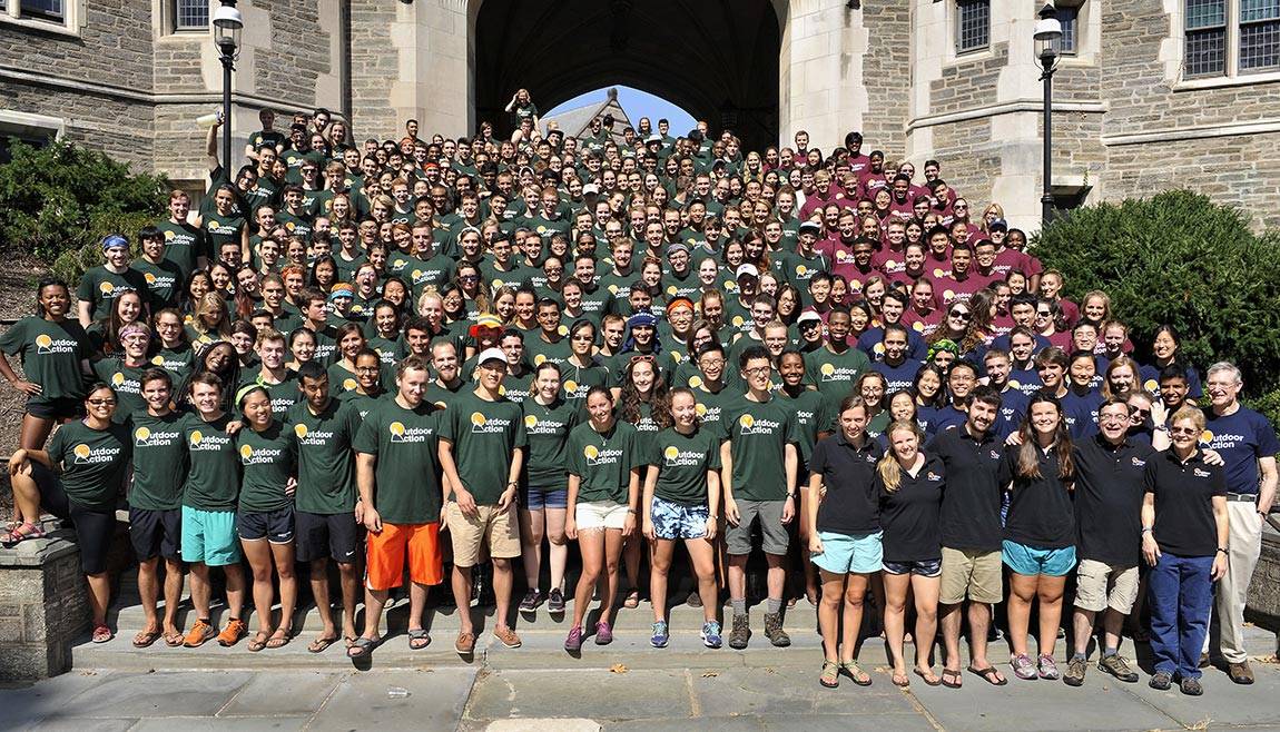 Outdoor Action Group Photo