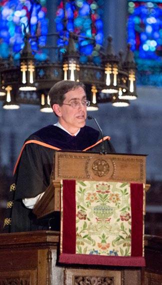 Opening Exercises President Eisgruber at podium