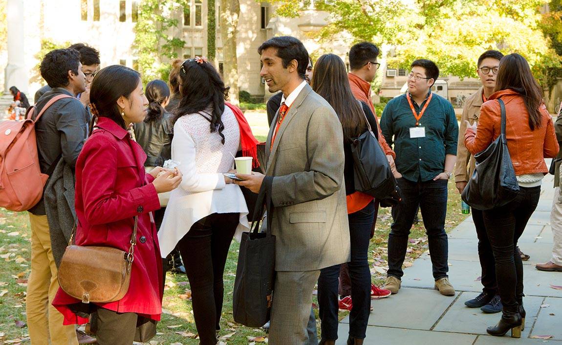 We Flourish conference alumni mingle