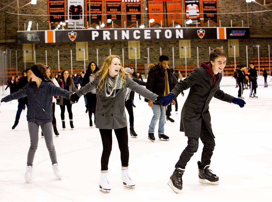Reading Period skating in Baker Rink
