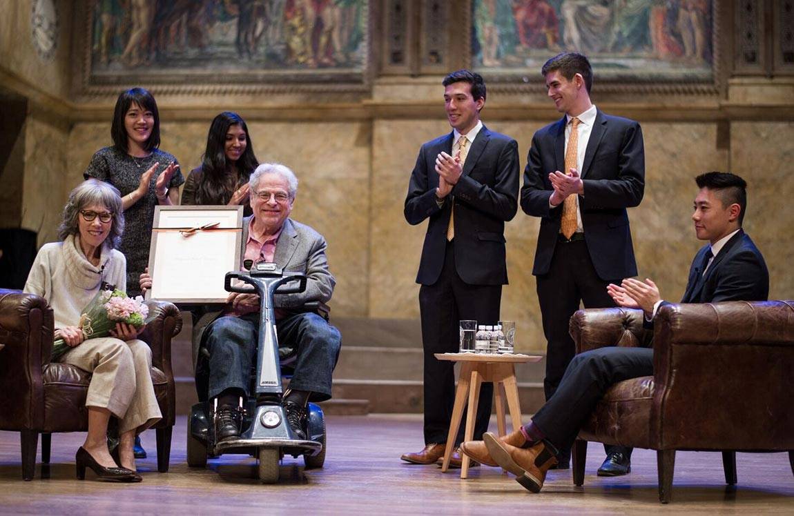 The Perlmans are inducted into the Class of 2016 as honorary members