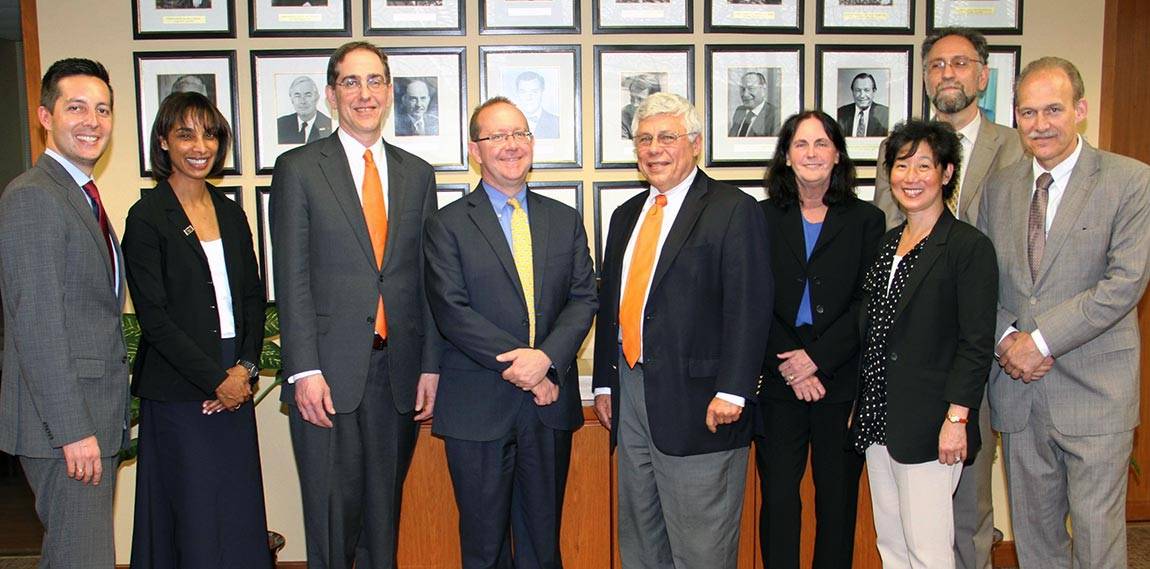 Eisgruber meets with officials at the American Embassy in New Delhi