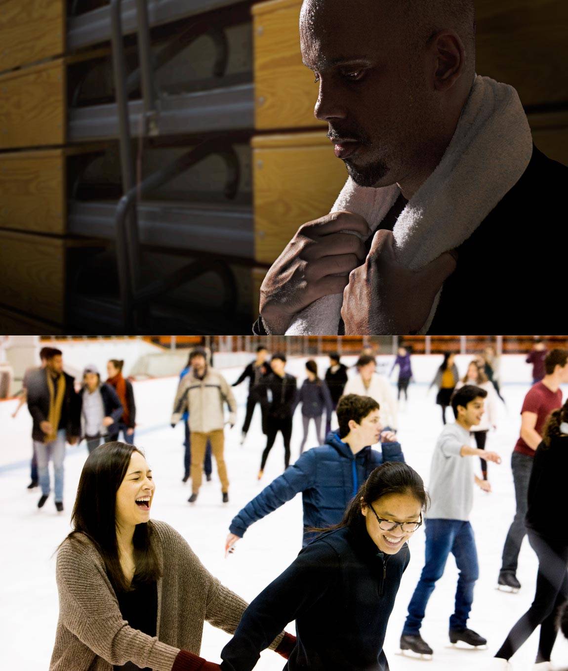Hot and Cold Andrew Brown and skating at Baker Rink