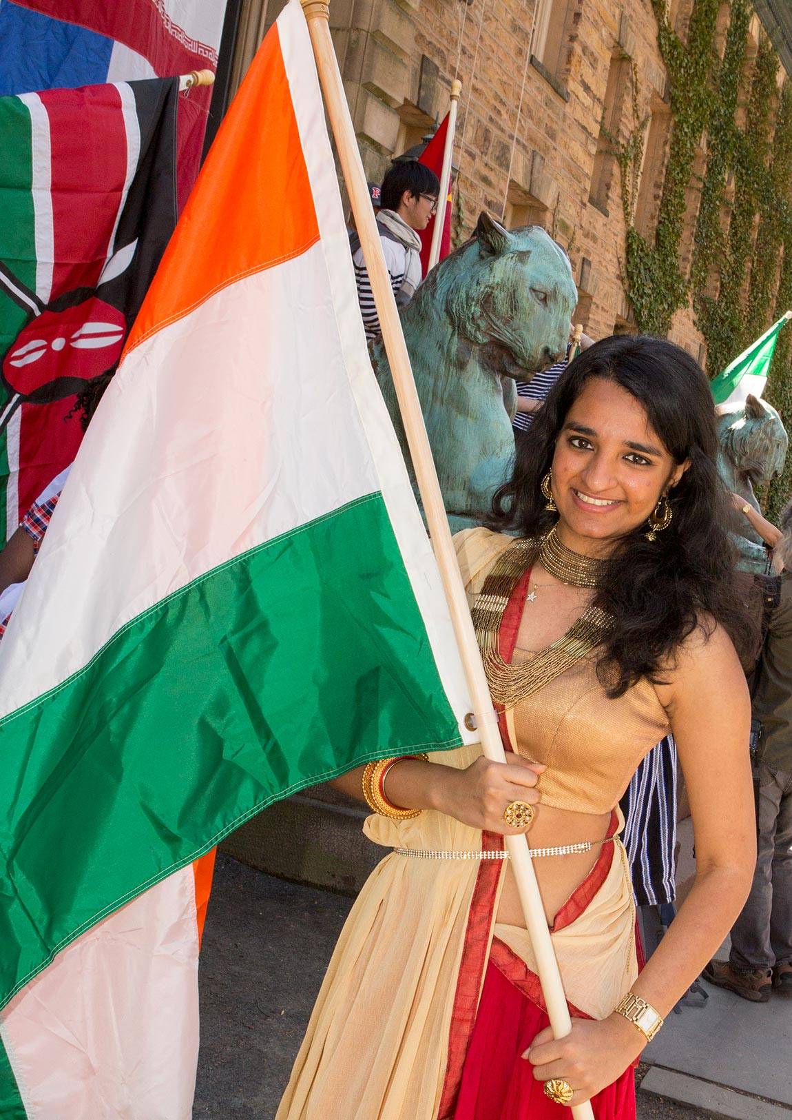 Flag parade at Communiversity