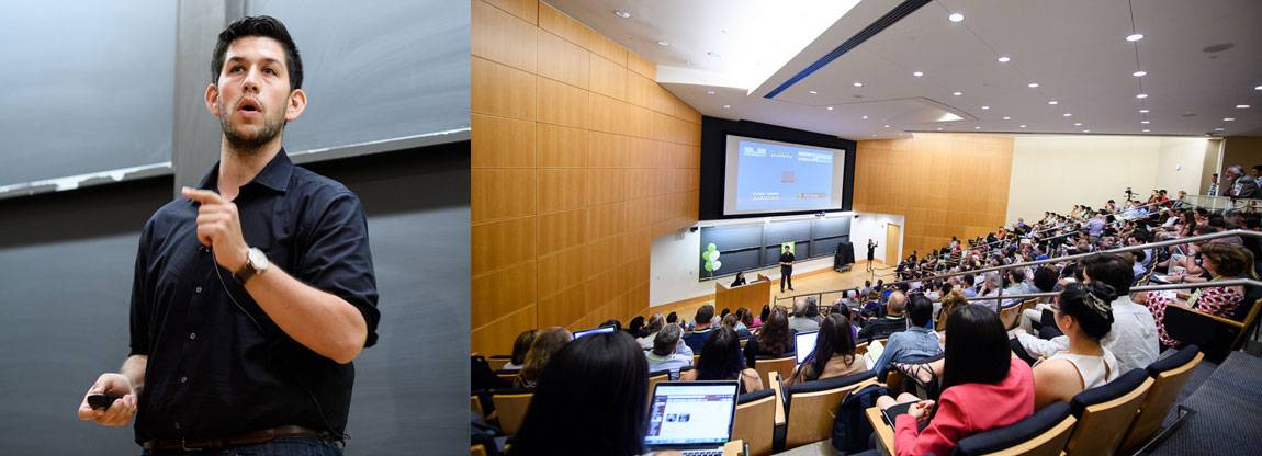 David Pal presents at Demo Day, 2016