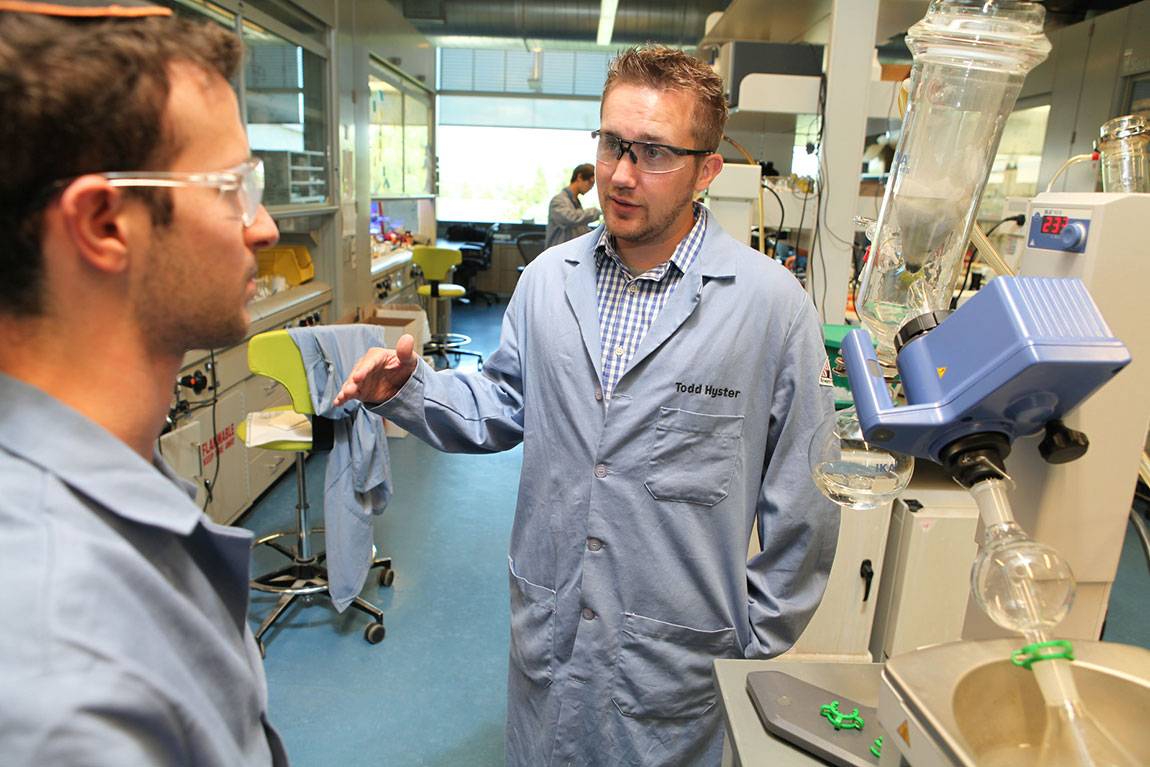 Todd Hyster with Norman Greenberg