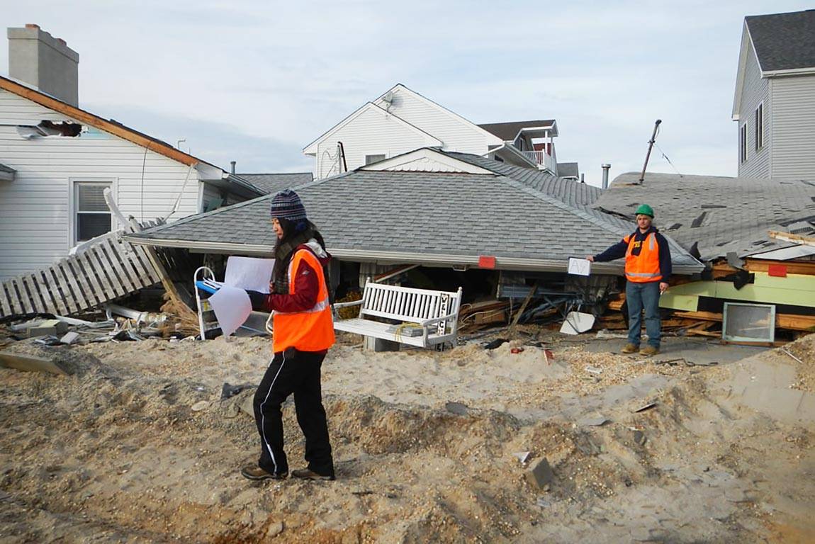 Hurricane sandy aftermath