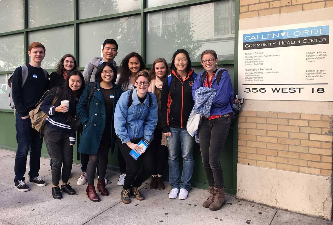 The "Gender and Health: Navigating the Healthcare System as Transgender" Breakout Princeton trip team visited Callen-Lorde Community Health Center in New York City, which specializes in LGBT healthcare and health advocacy, to understand more about the challenges transgender people face when navigating the healthcare system. 
