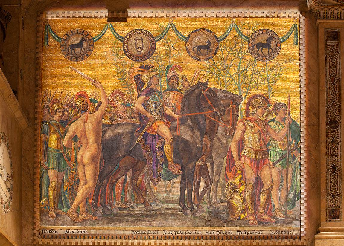 Richardson Auditorium in Alexander Hall mosaics