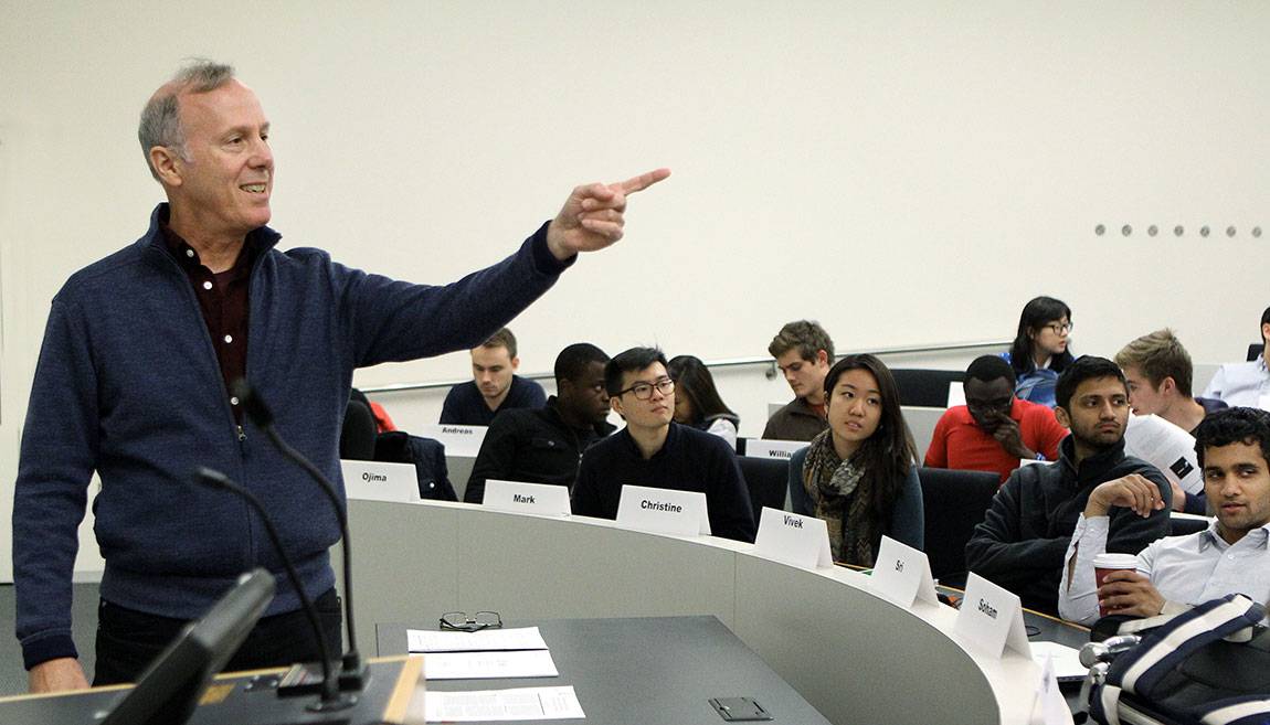 Derek Lidow, Class of 1973, is an entrepreneurship specialist and lecturer in electrical engineering and the Keller Center who encourages students to create and design solutions from a new perspective. 