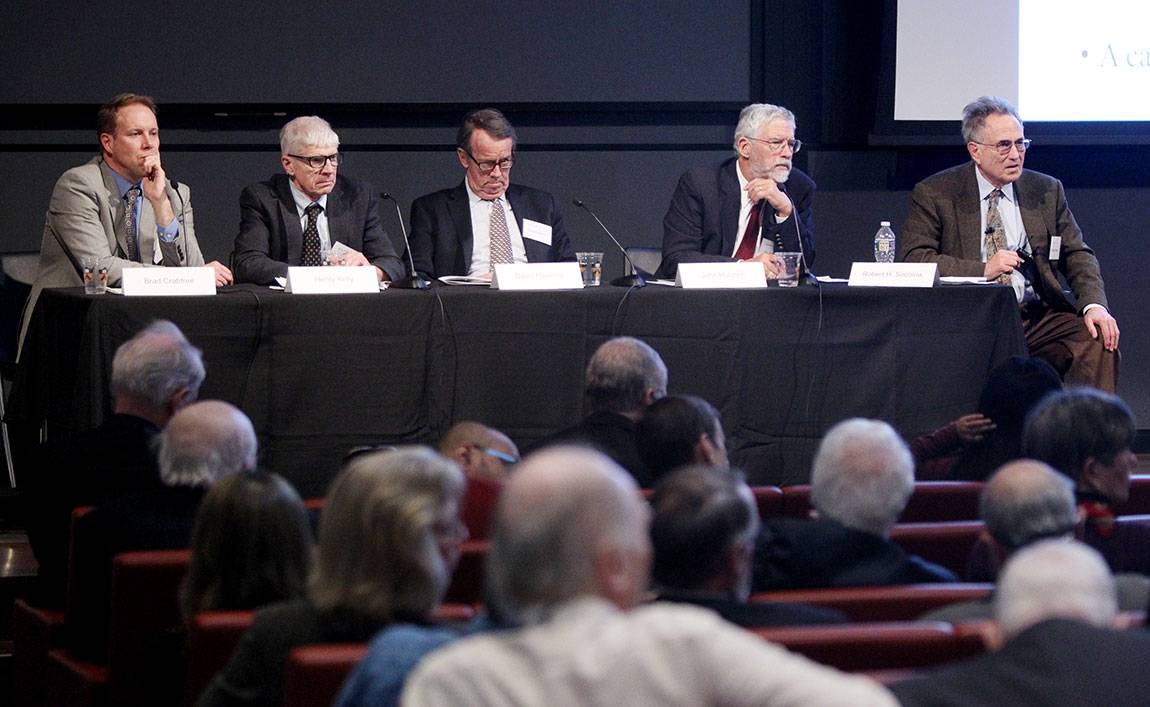 Brad Crabtree, vice president of fossil energy at the Great Plains Institute; Henry Kelly, senior scientist, Michigan Institute for Data Science, University of Michigan; David Hawkins, director of the Climate Program at the Natural Resources Defense Council; John Holdren, the Teresa and John Heinz Professor of Environmental Policy at Harvard University who served as chief science adviser to President Barack Obama; and Robert Socolow, professor of mechanical and aerospace engineering, emeritus, and a seni...