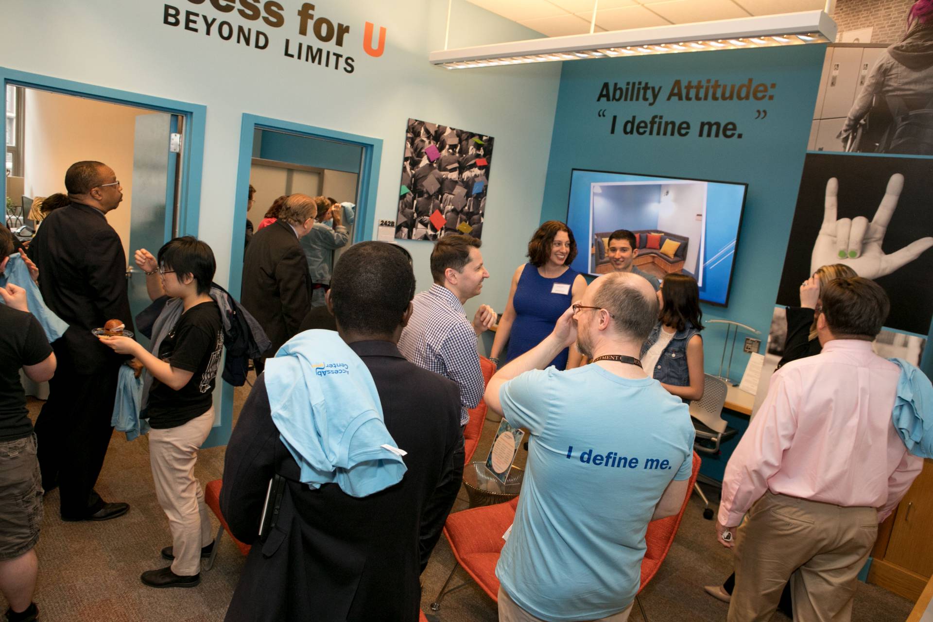 AccessAbility Center opening crowd