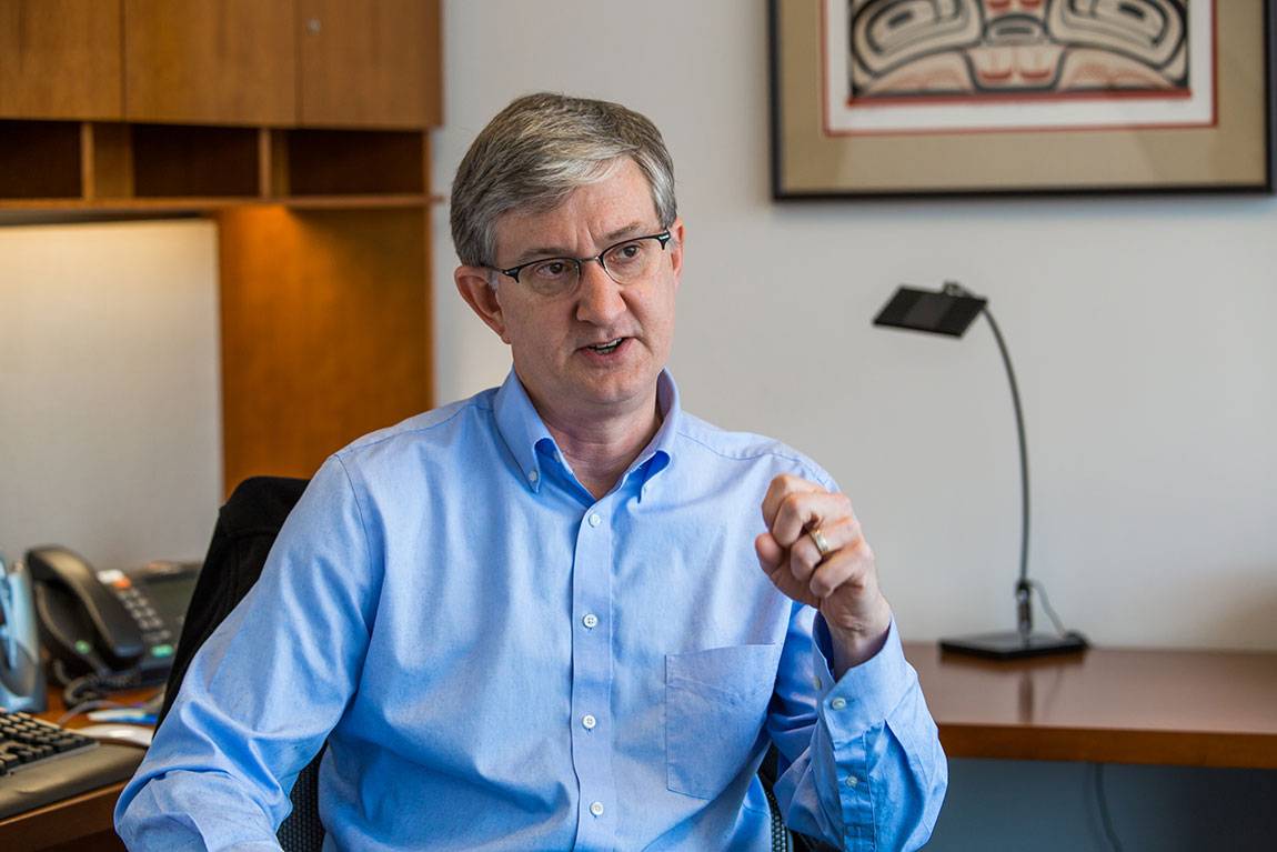 Ed Felten in his office