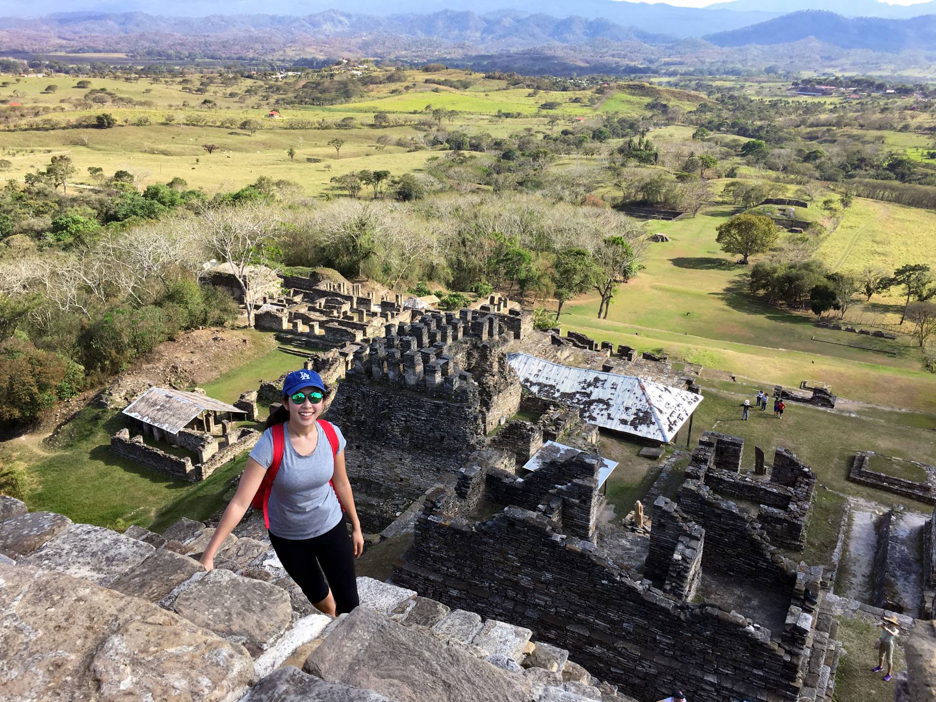 View from atop the acropolis at Tonina