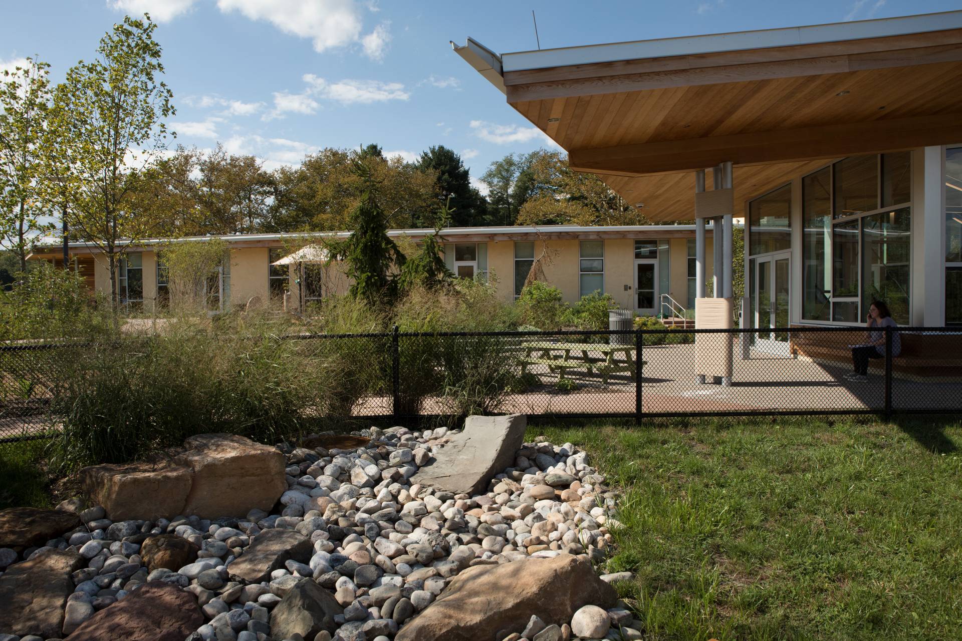 rain runoff/rock system