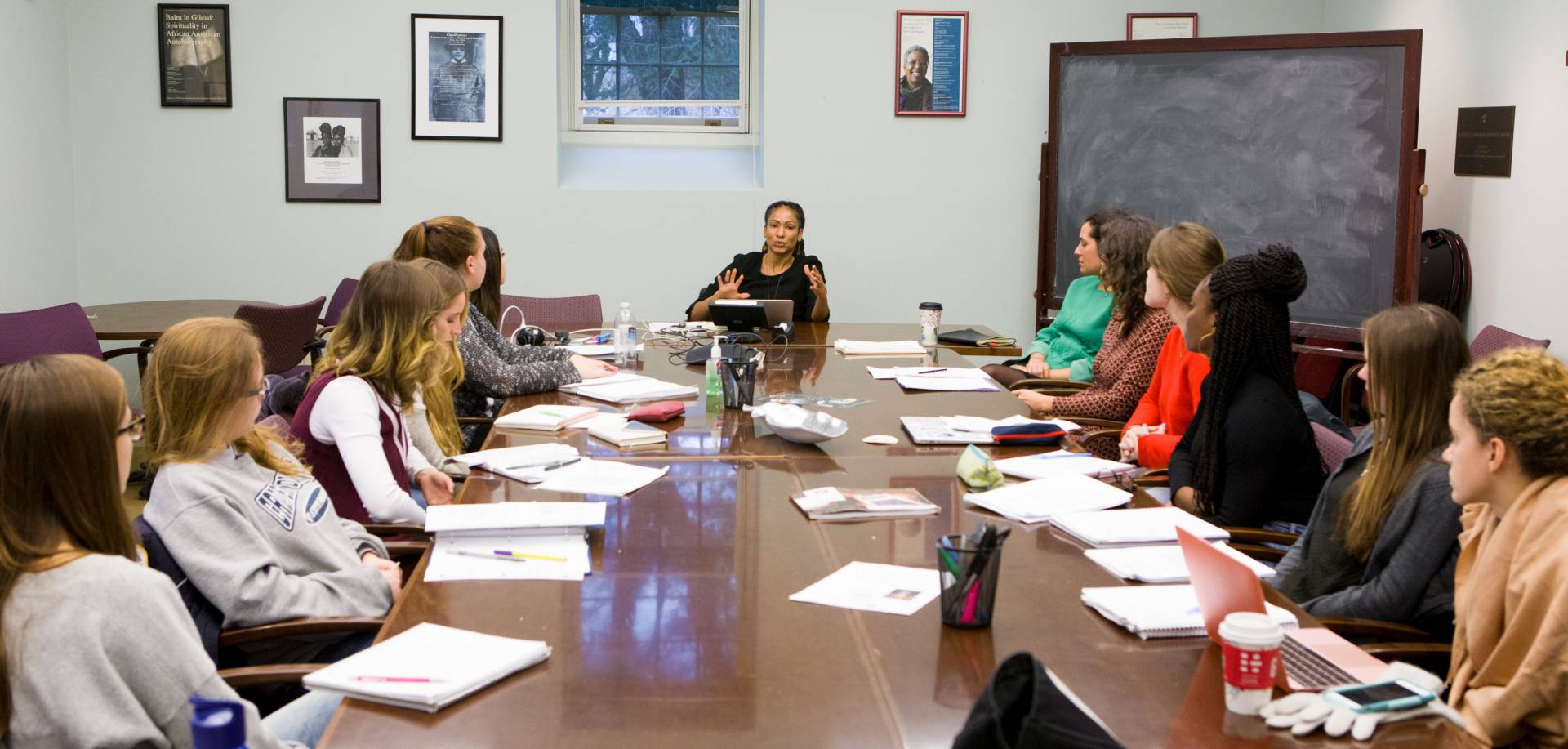 Ruha Benjamin teaching class