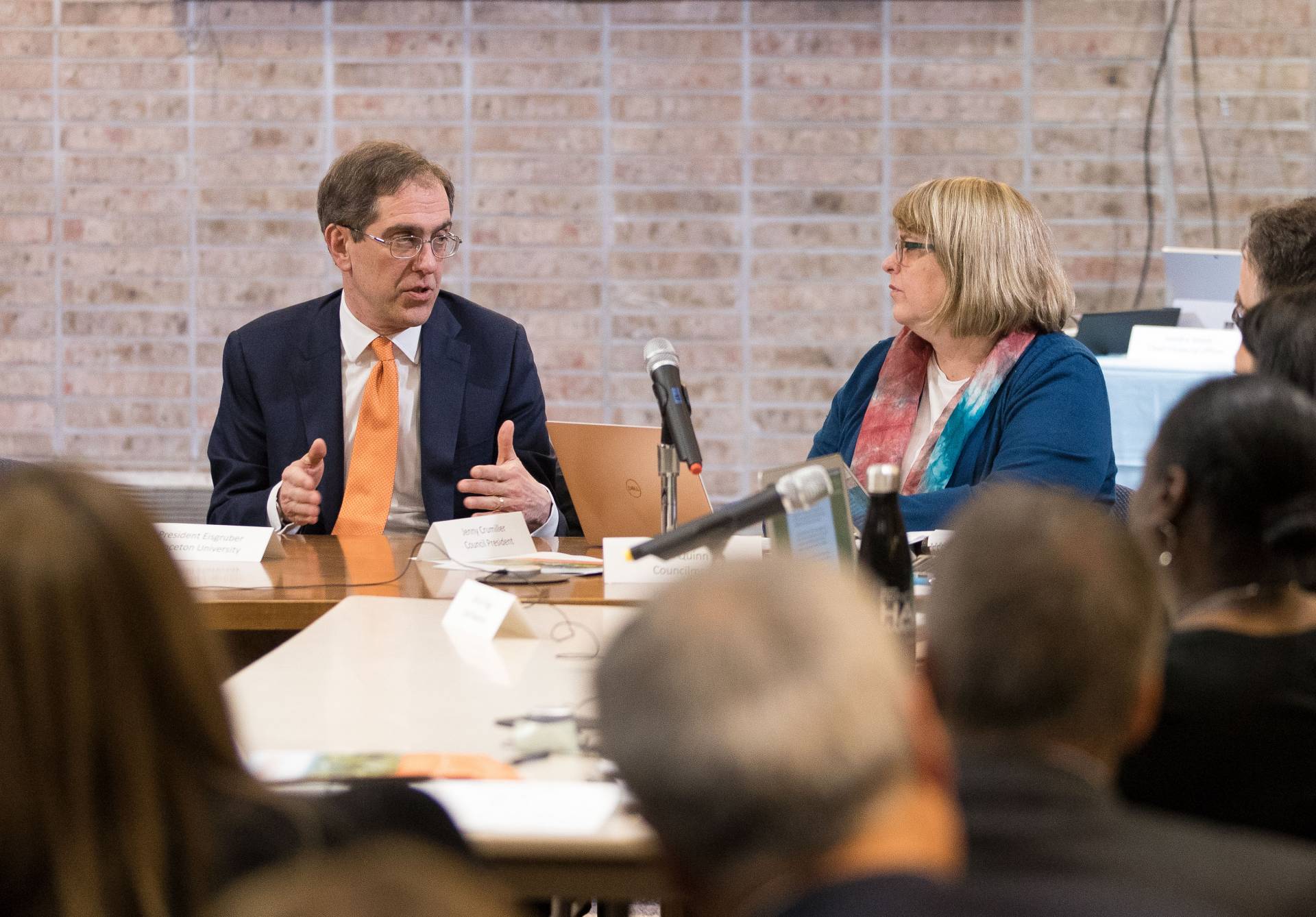 President Eisgruber at Princeton Town Hall meeting